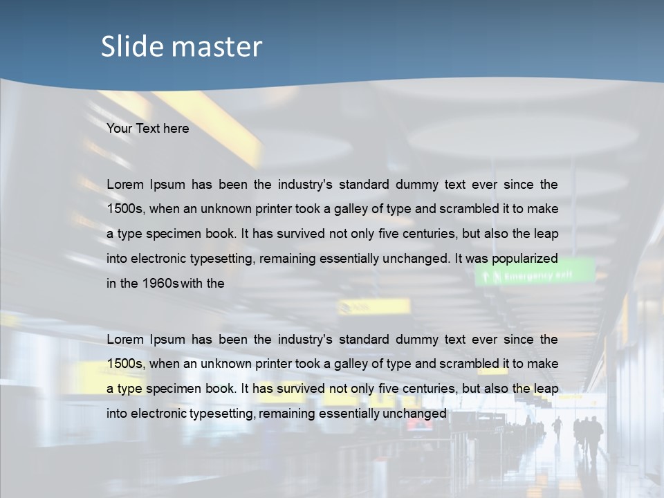 White Aging Closeup PowerPoint Template