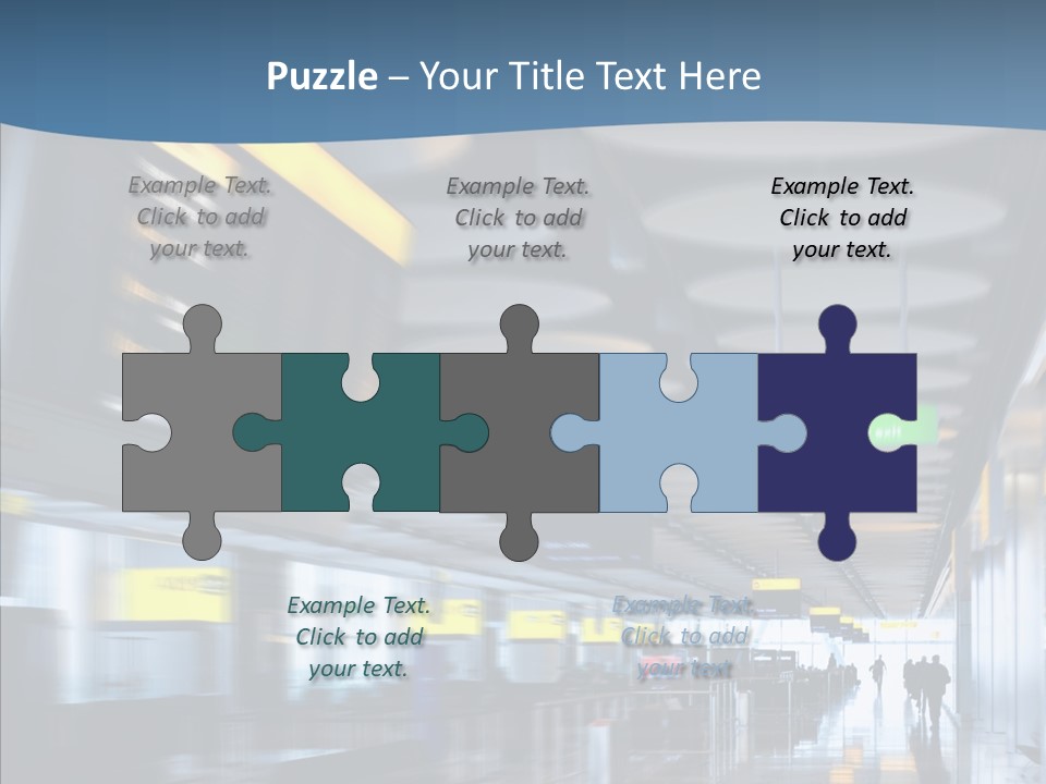 White Aging Closeup PowerPoint Template