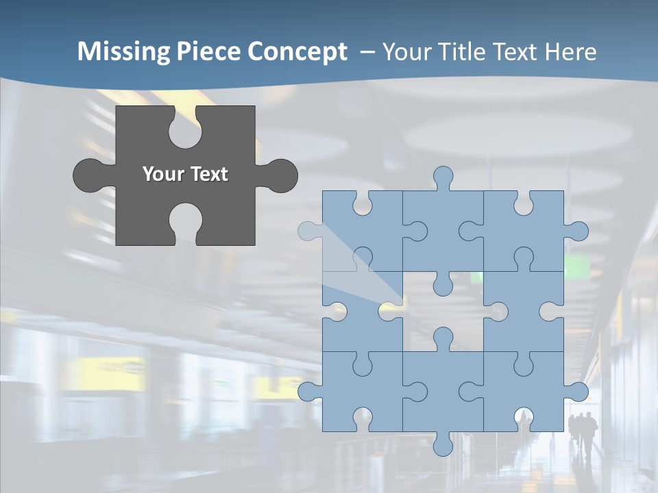 White Aging Closeup PowerPoint Template