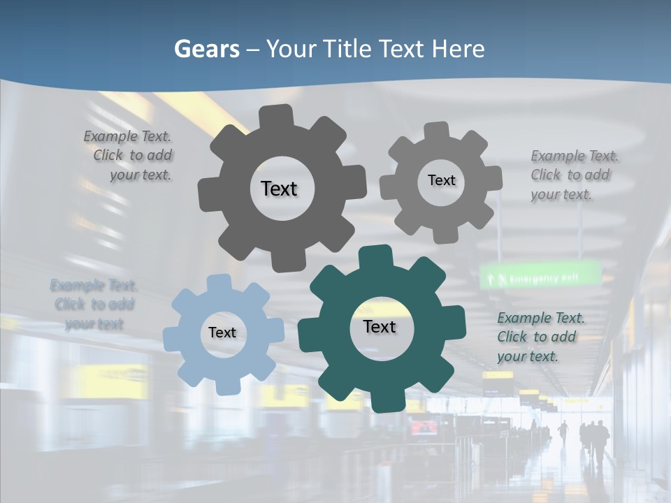 White Aging Closeup PowerPoint Template