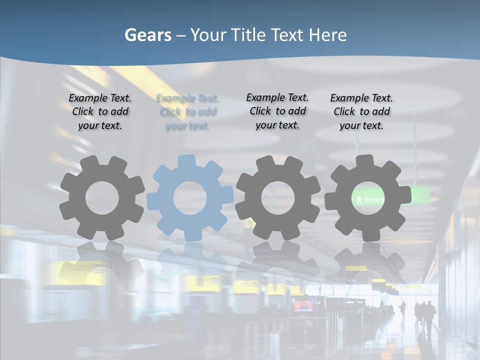 White Aging Closeup PowerPoint Template