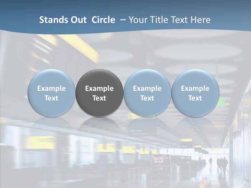 White Aging Closeup PowerPoint Template