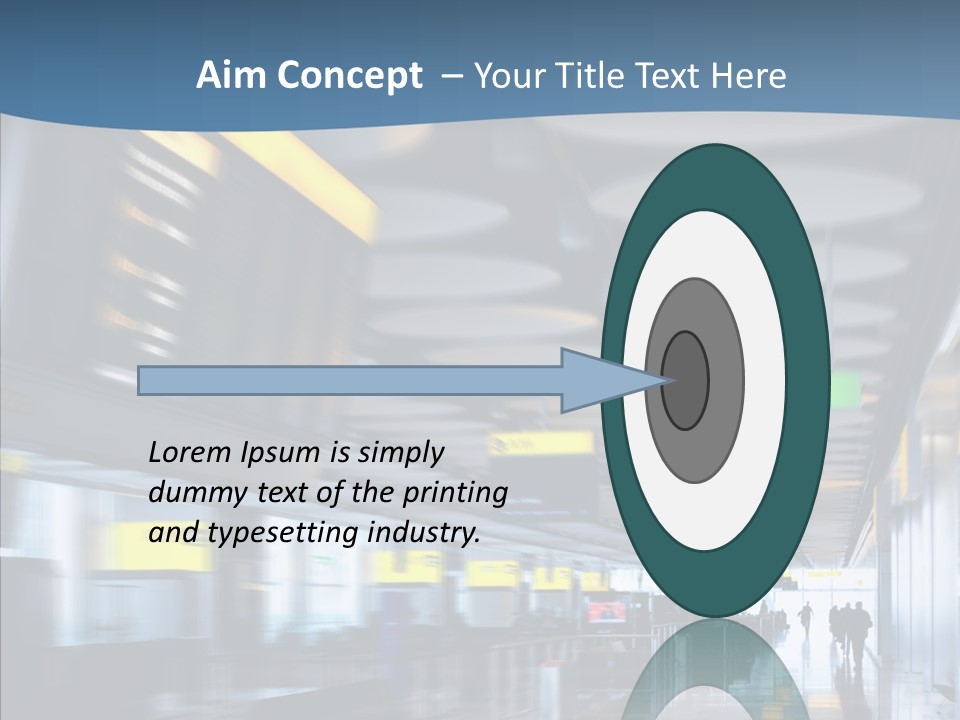 White Aging Closeup PowerPoint Template