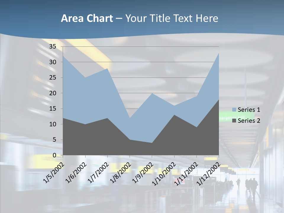 White Aging Closeup PowerPoint Template