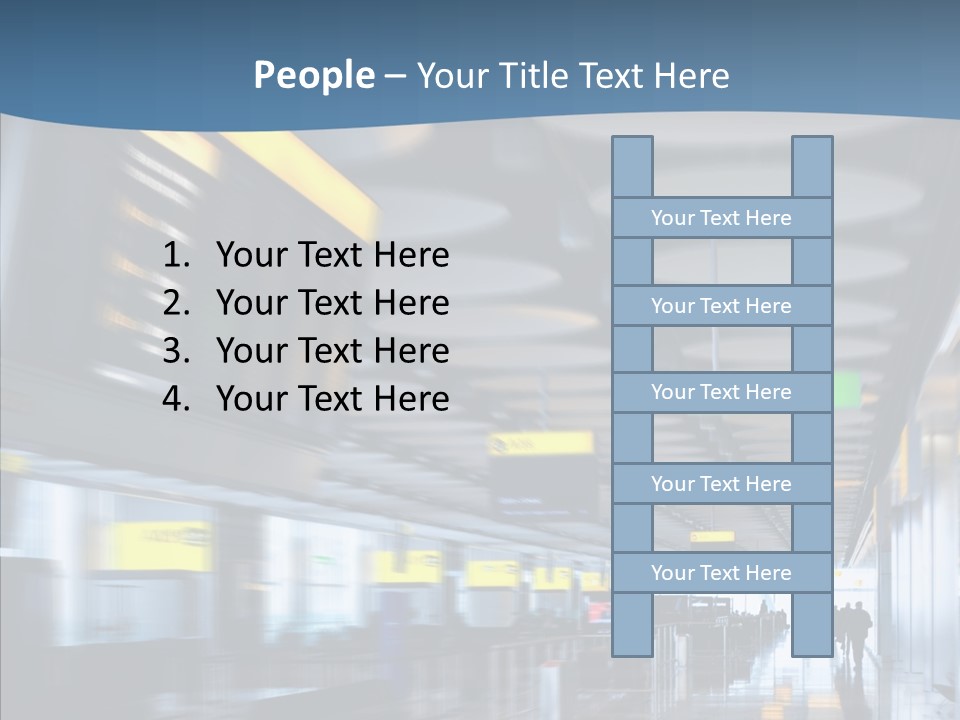 White Aging Closeup PowerPoint Template