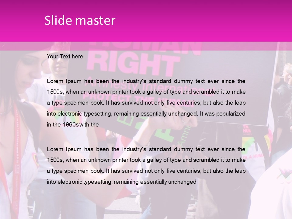 Grandmother Human Women PowerPoint Template