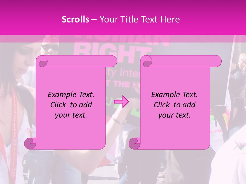 Grandmother Human Women PowerPoint Template