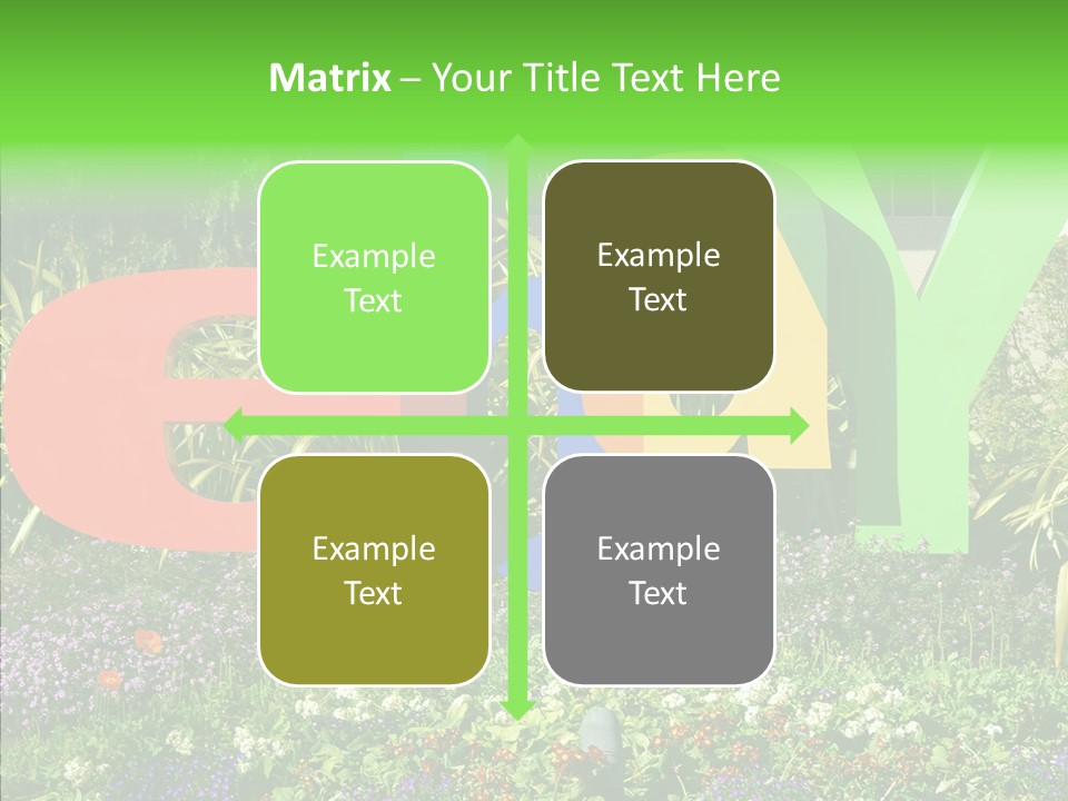 Grandmother Finger Two PowerPoint Template