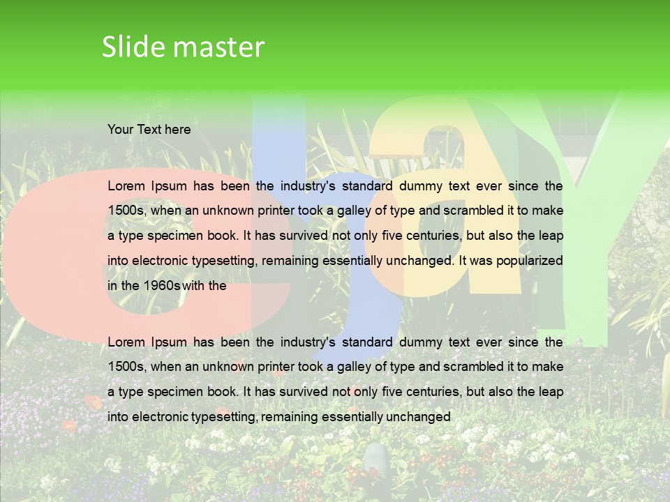 Grandmother Finger Two PowerPoint Template