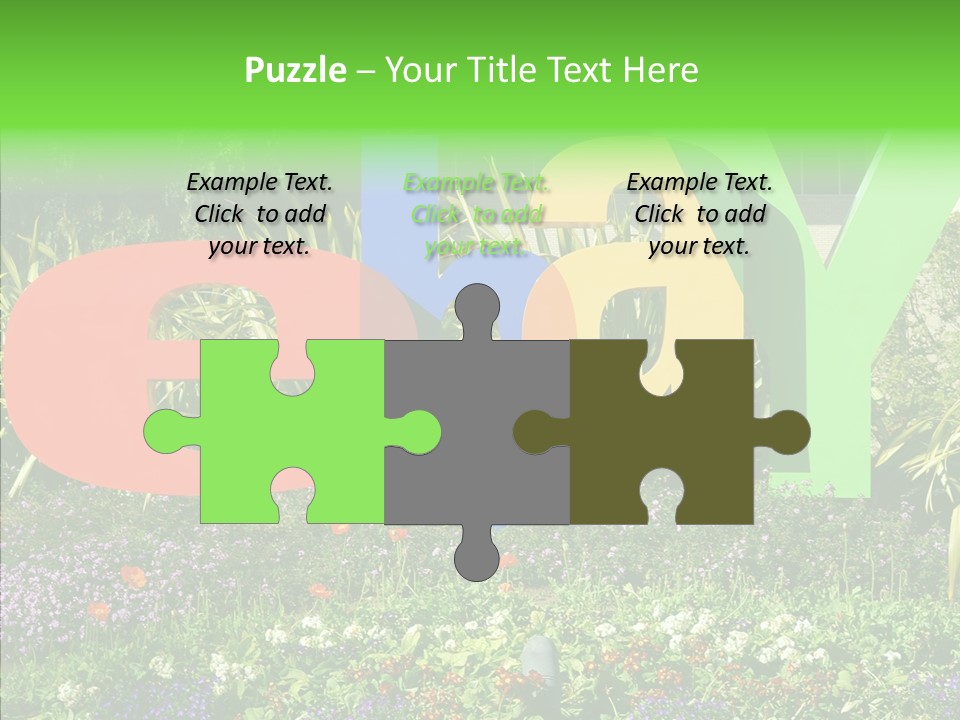 Grandmother Finger Two PowerPoint Template