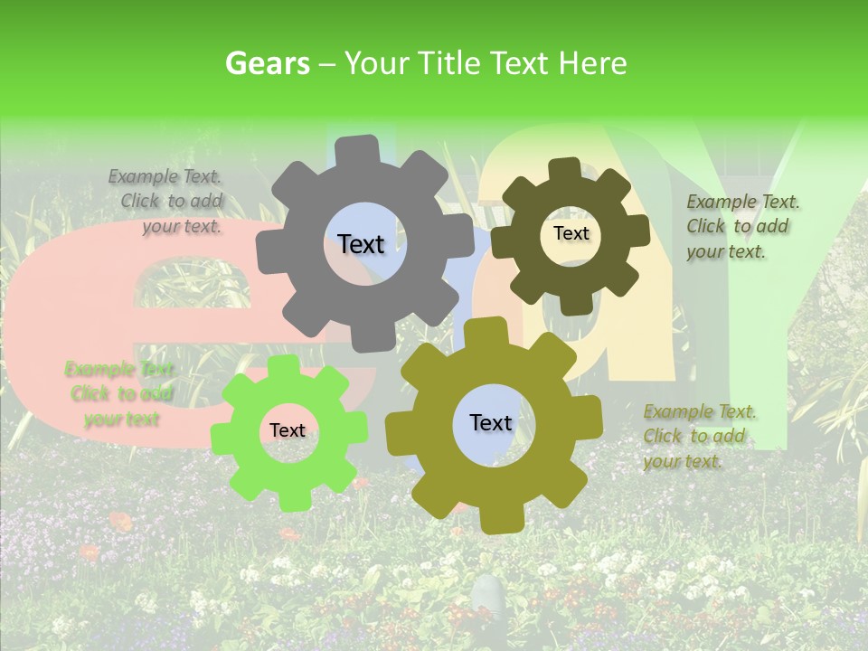 Grandmother Finger Two PowerPoint Template