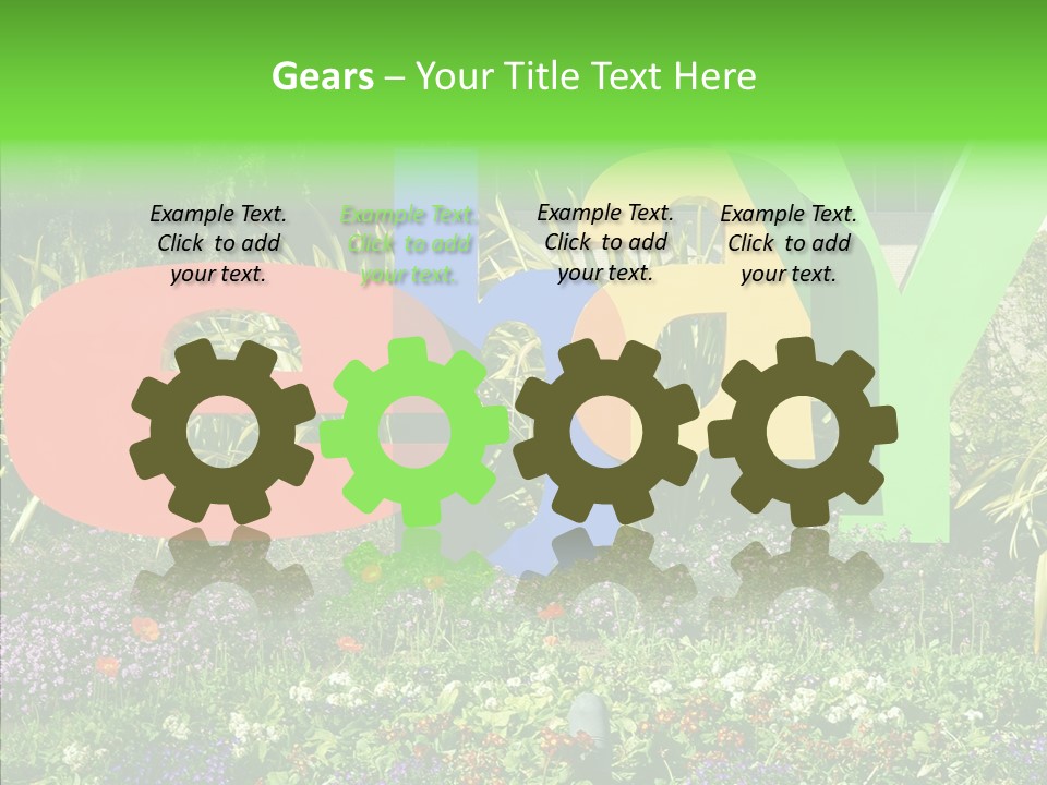 Grandmother Finger Two PowerPoint Template