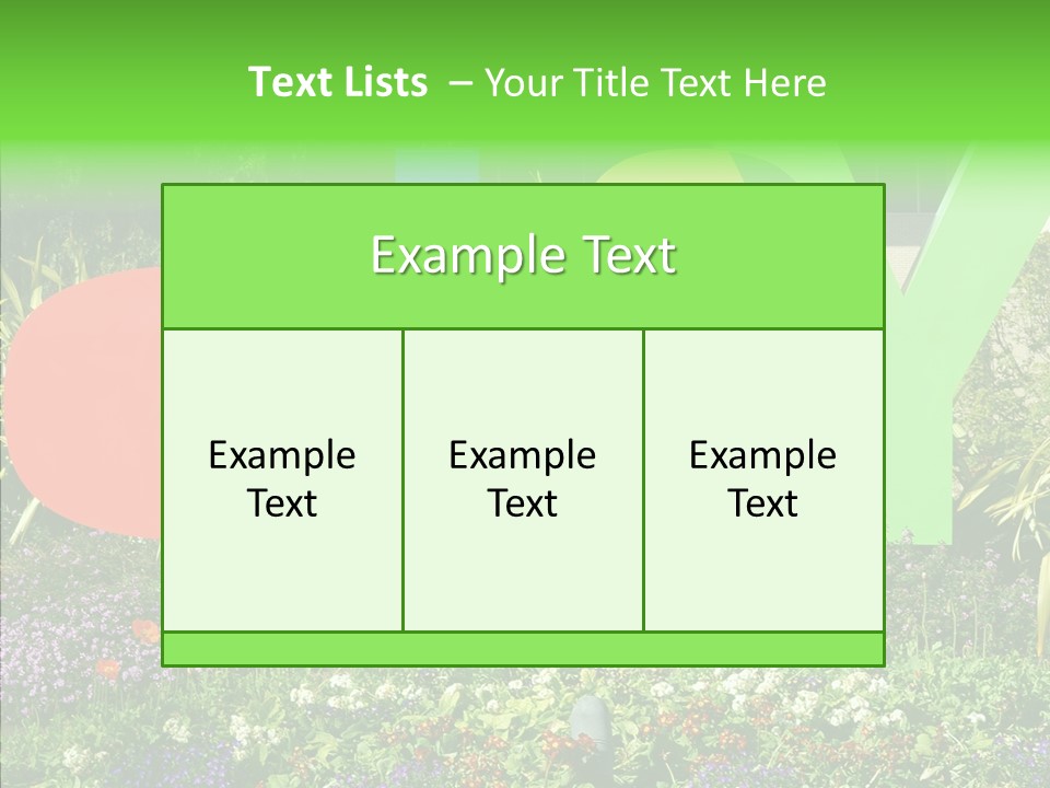 Grandmother Finger Two PowerPoint Template