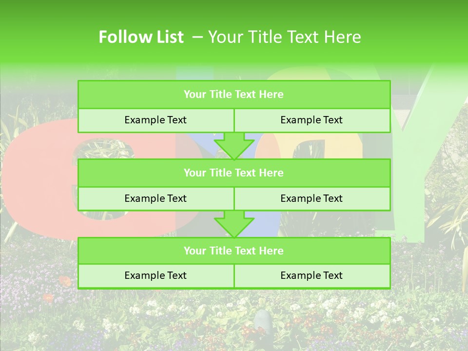 Grandmother Finger Two PowerPoint Template
