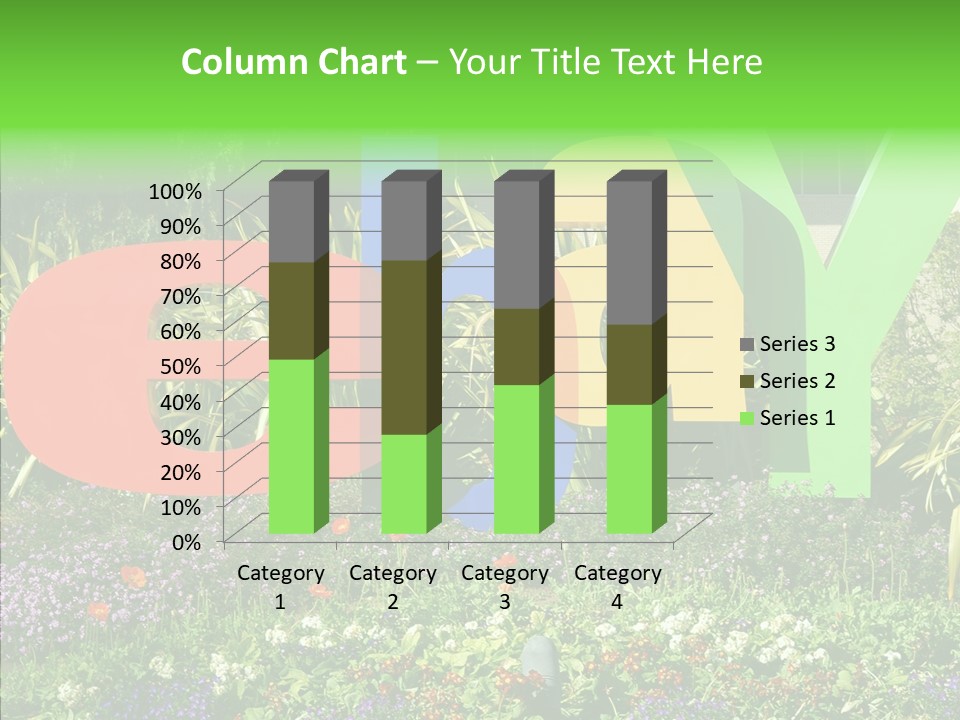 Grandmother Finger Two PowerPoint Template