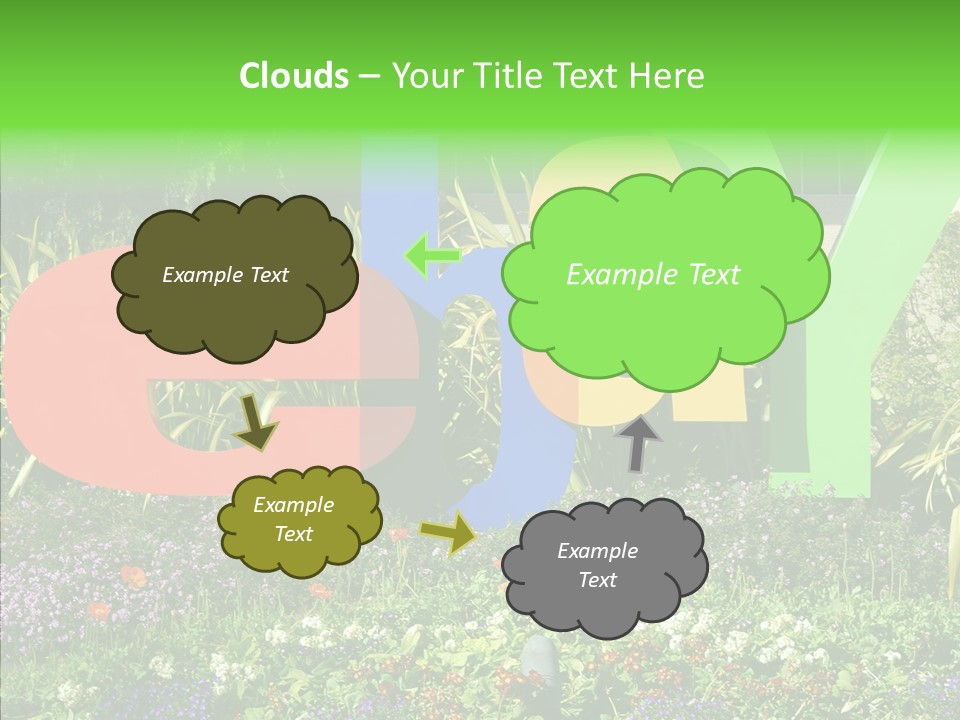 Grandmother Finger Two PowerPoint Template