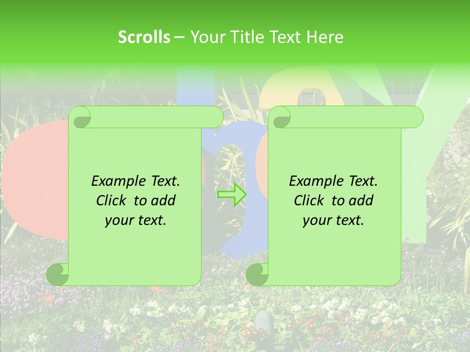 Grandmother Finger Two PowerPoint Template