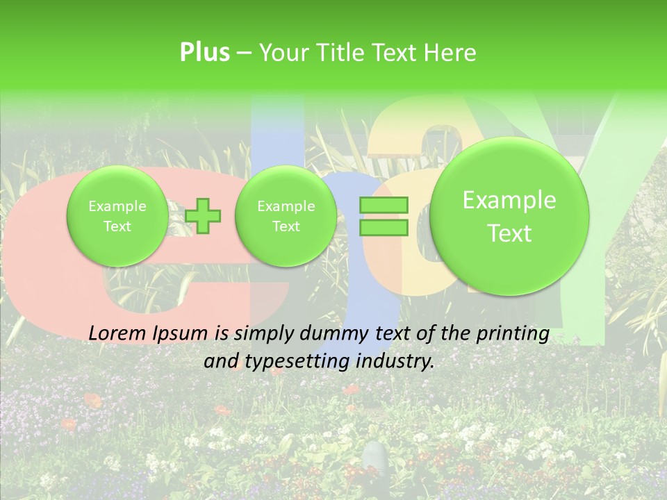 Grandmother Finger Two PowerPoint Template