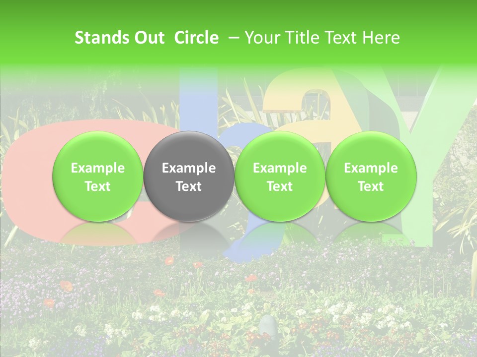 Grandmother Finger Two PowerPoint Template