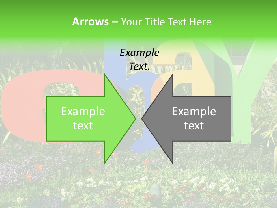 Grandmother Finger Two PowerPoint Template