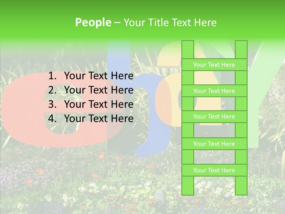 Grandmother Finger Two PowerPoint Template