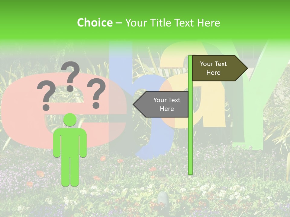 Grandmother Finger Two PowerPoint Template