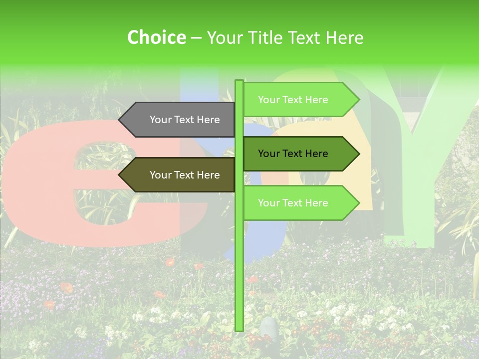 Grandmother Finger Two PowerPoint Template