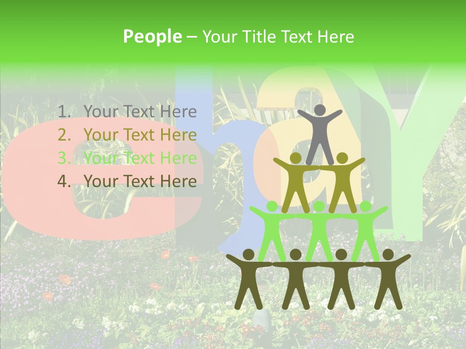 Grandmother Finger Two PowerPoint Template