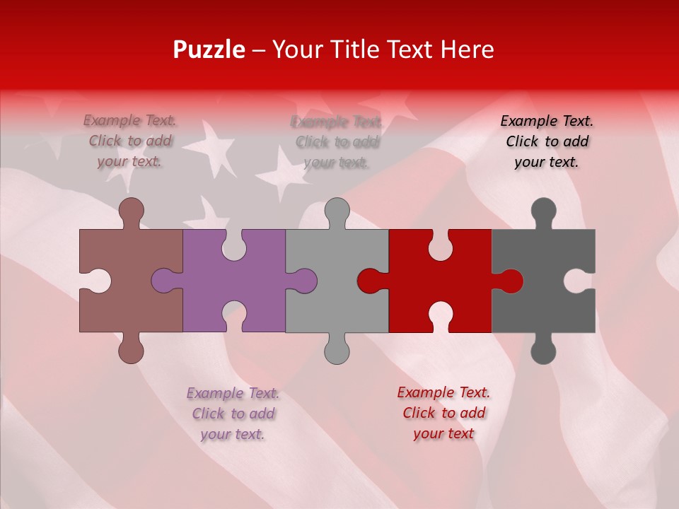 White Background Sharing Elder PowerPoint Template