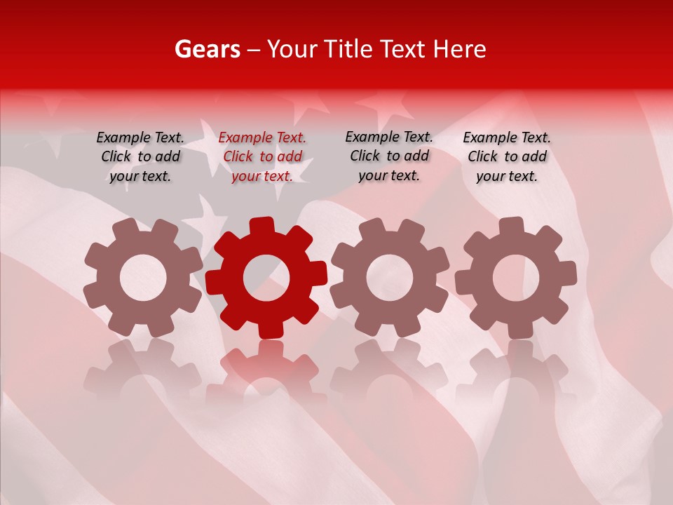 White Background Sharing Elder PowerPoint Template