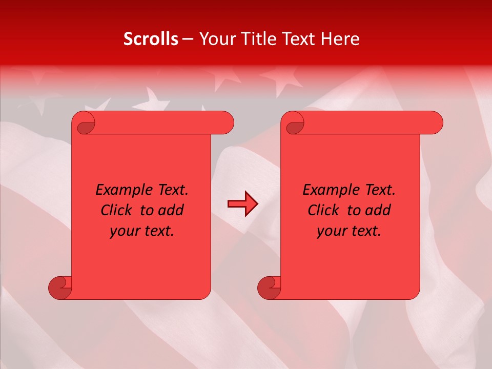 White Background Sharing Elder PowerPoint Template