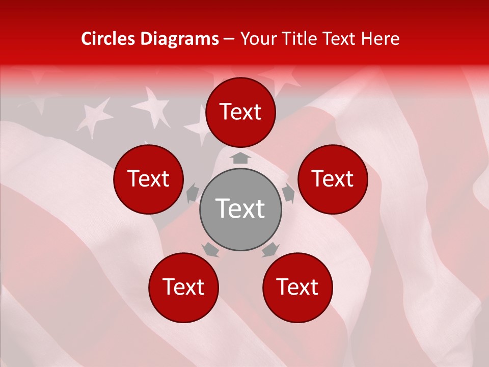 White Background Sharing Elder PowerPoint Template