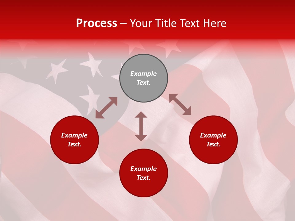 White Background Sharing Elder PowerPoint Template