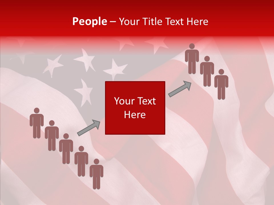 White Background Sharing Elder PowerPoint Template