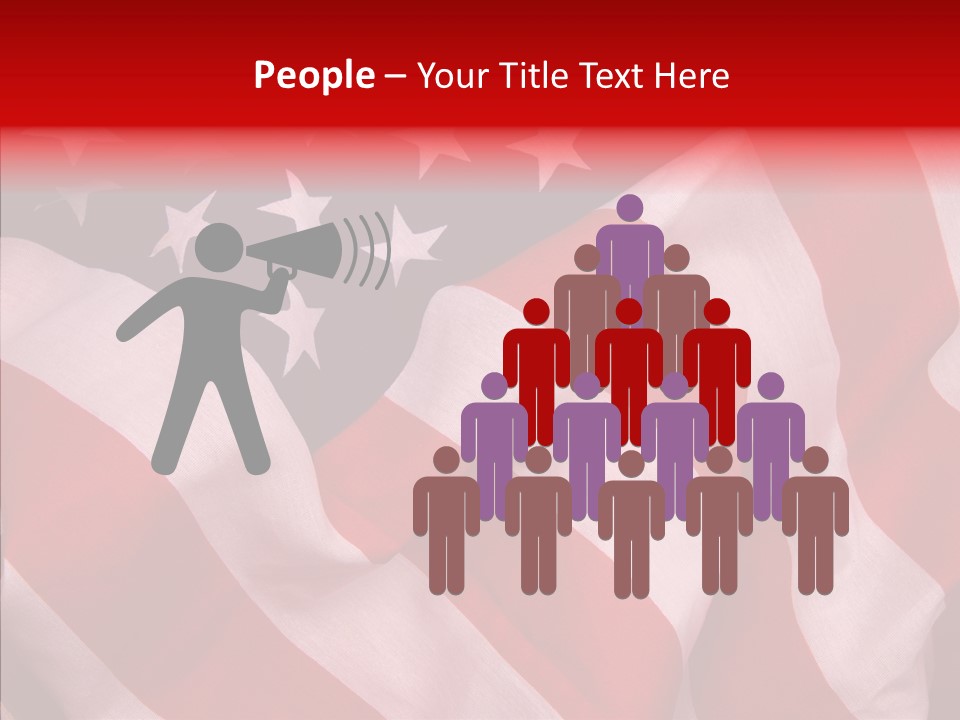 White Background Sharing Elder PowerPoint Template