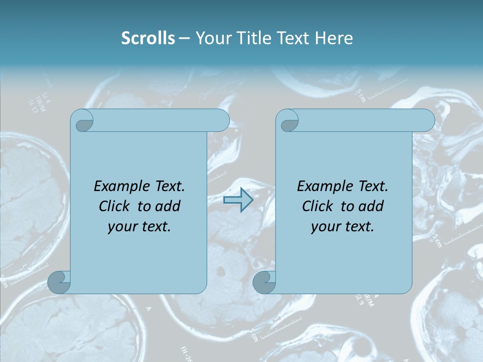 Female Grandmother Holding Hands PowerPoint Template