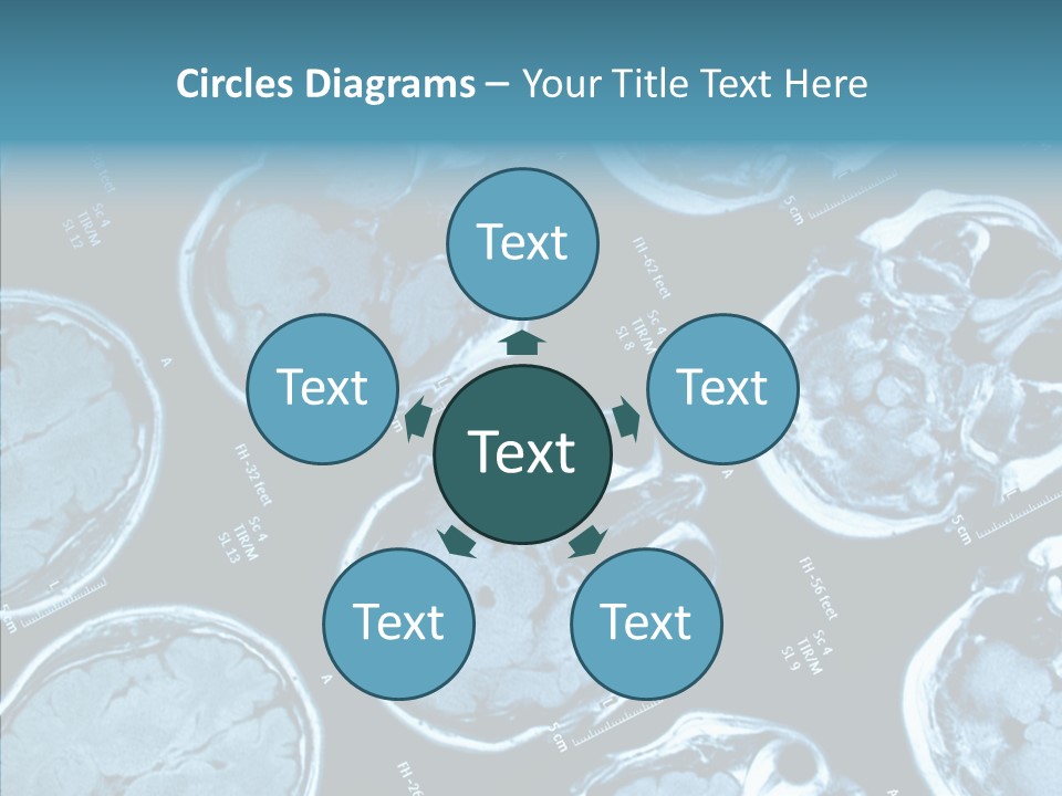 Female Grandmother Holding Hands PowerPoint Template