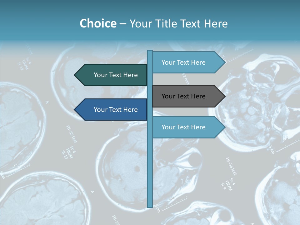 Female Grandmother Holding Hands PowerPoint Template