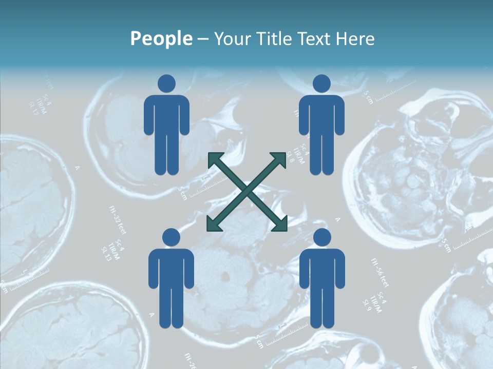 Female Grandmother Holding Hands PowerPoint Template