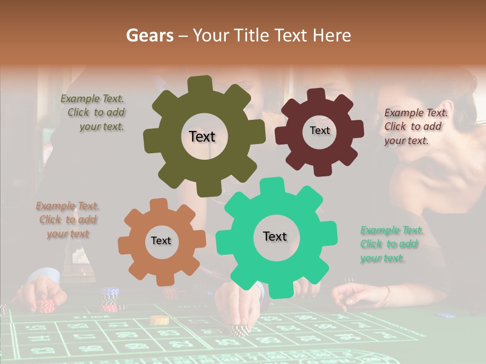 Elderly White Background PowerPoint Template