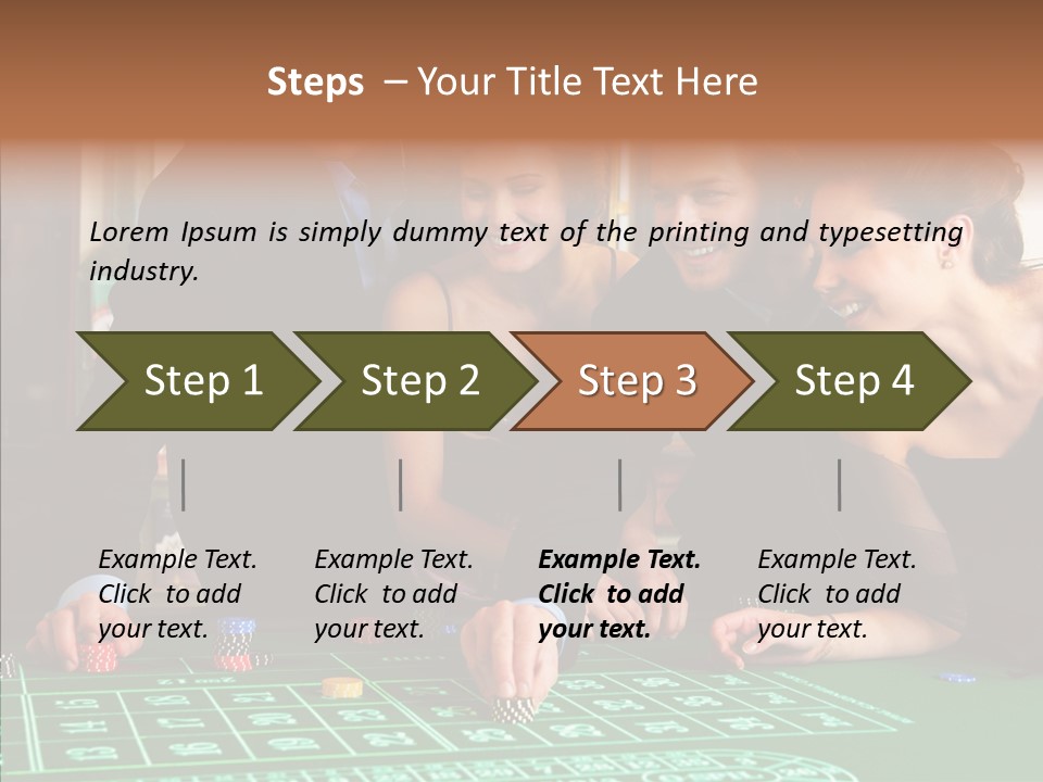 Elderly White Background PowerPoint Template