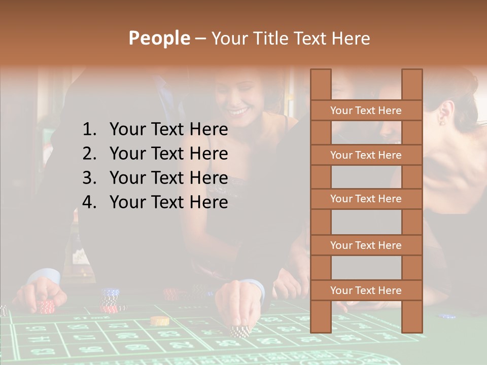 Elderly White Background PowerPoint Template