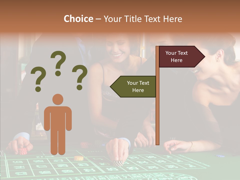 Elderly White Background PowerPoint Template