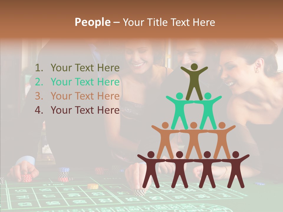 Elderly White Background PowerPoint Template