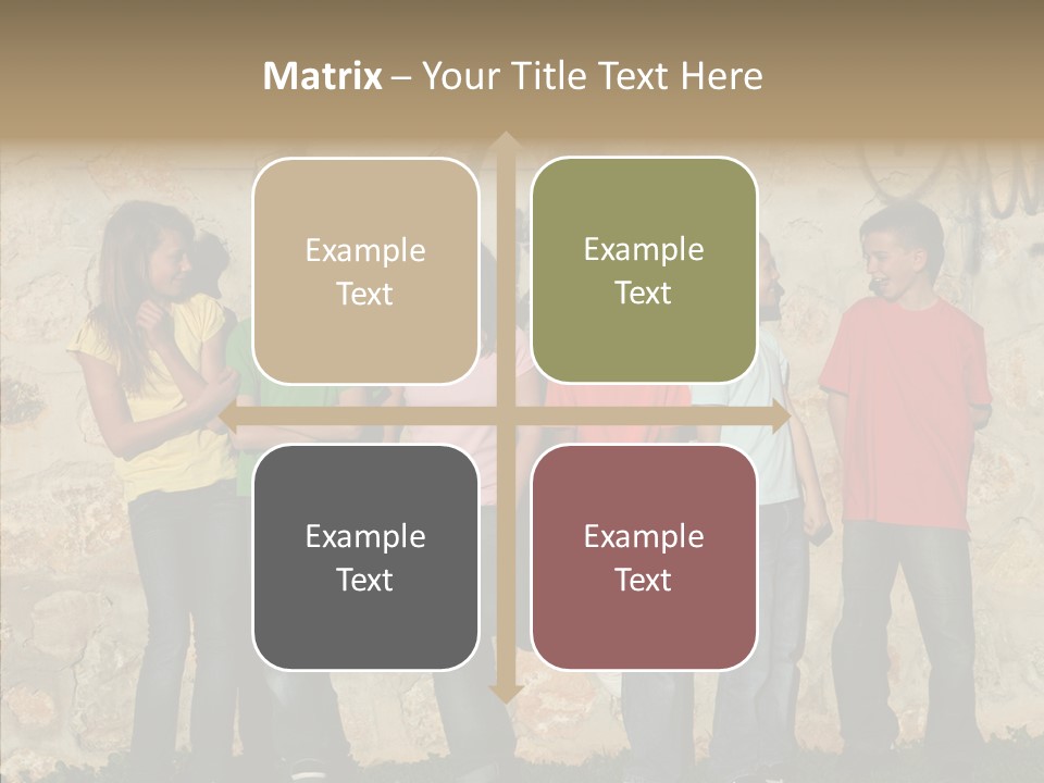 Young Closeup Women PowerPoint Template