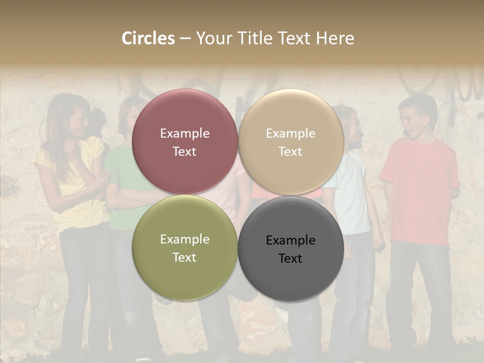 Young Closeup Women PowerPoint Template