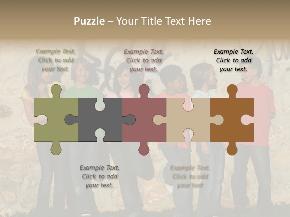 Young Closeup Women PowerPoint Template