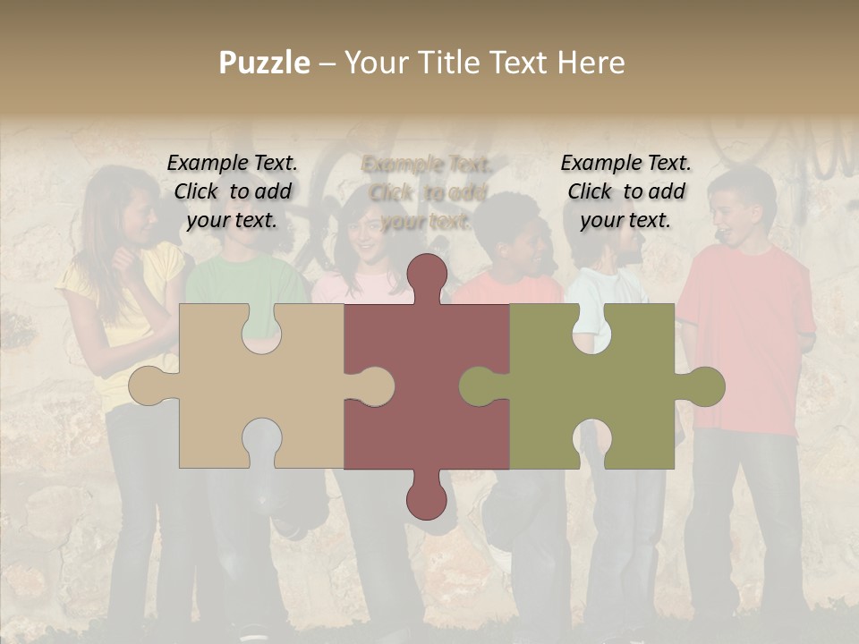 Young Closeup Women PowerPoint Template