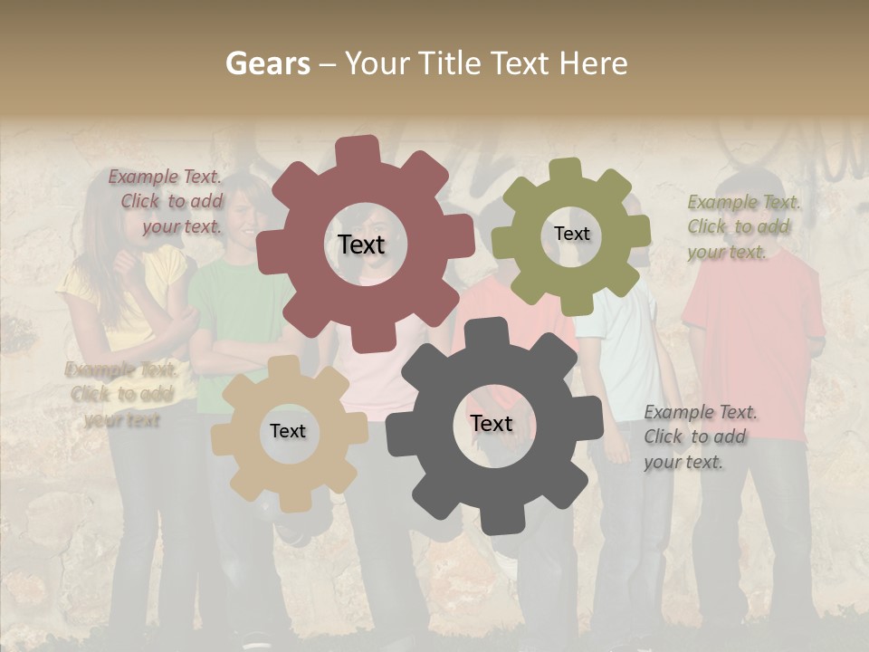 Young Closeup Women PowerPoint Template