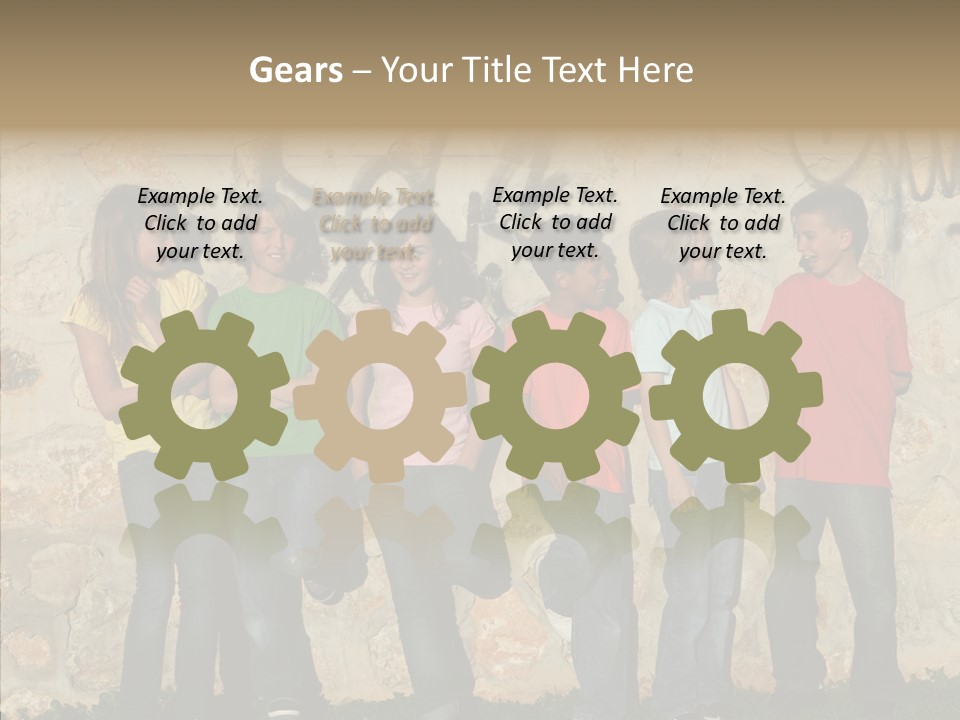 Young Closeup Women PowerPoint Template